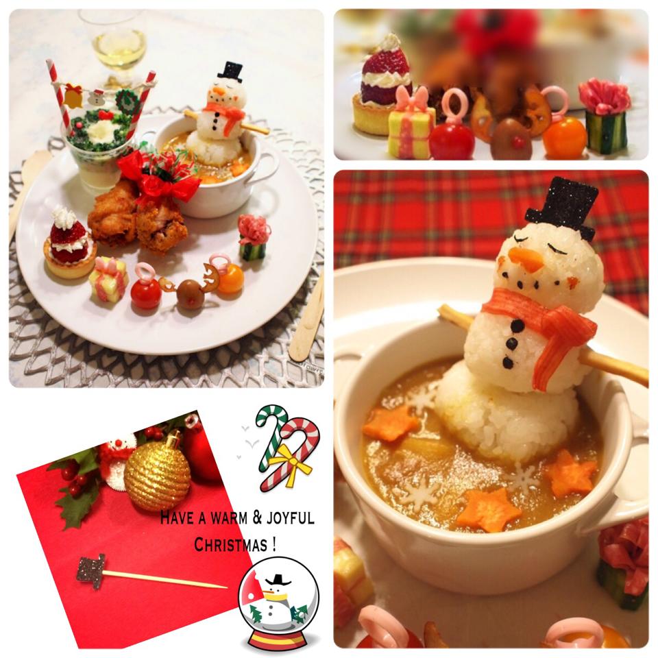 クリスマスレシピ 簡単アレンジ 雪だるまカレー の作り方 Arch Days