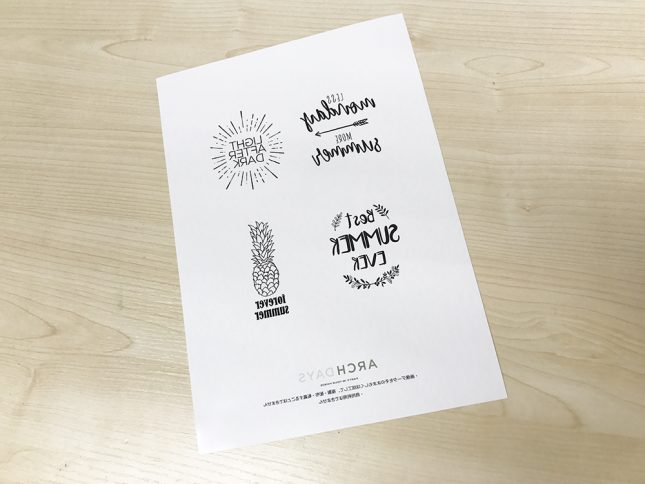 転写シート_無料ダウンロード_デザイン_パーティー_キャンドル_結婚式