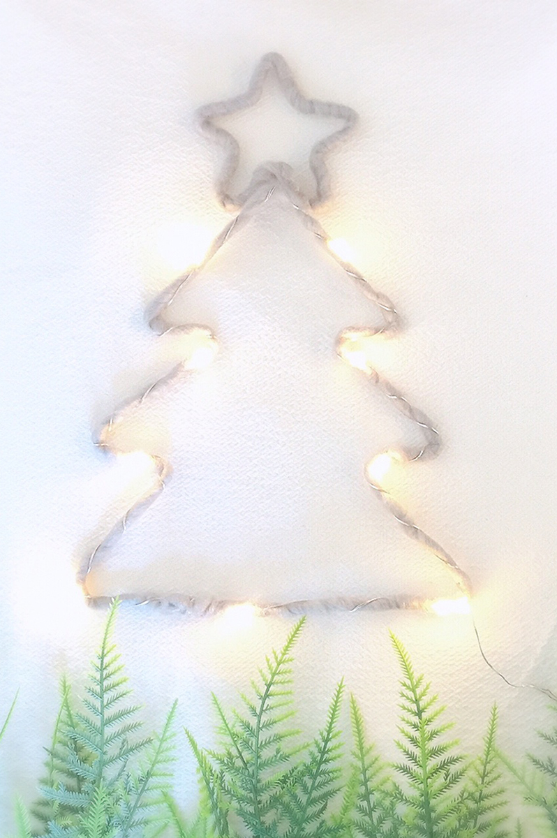 ウールレター風クリスマスツリー