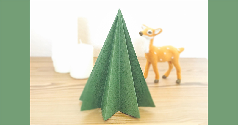 折り紙クリスマスツリー