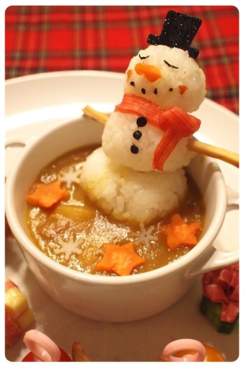 雪だるまカレー