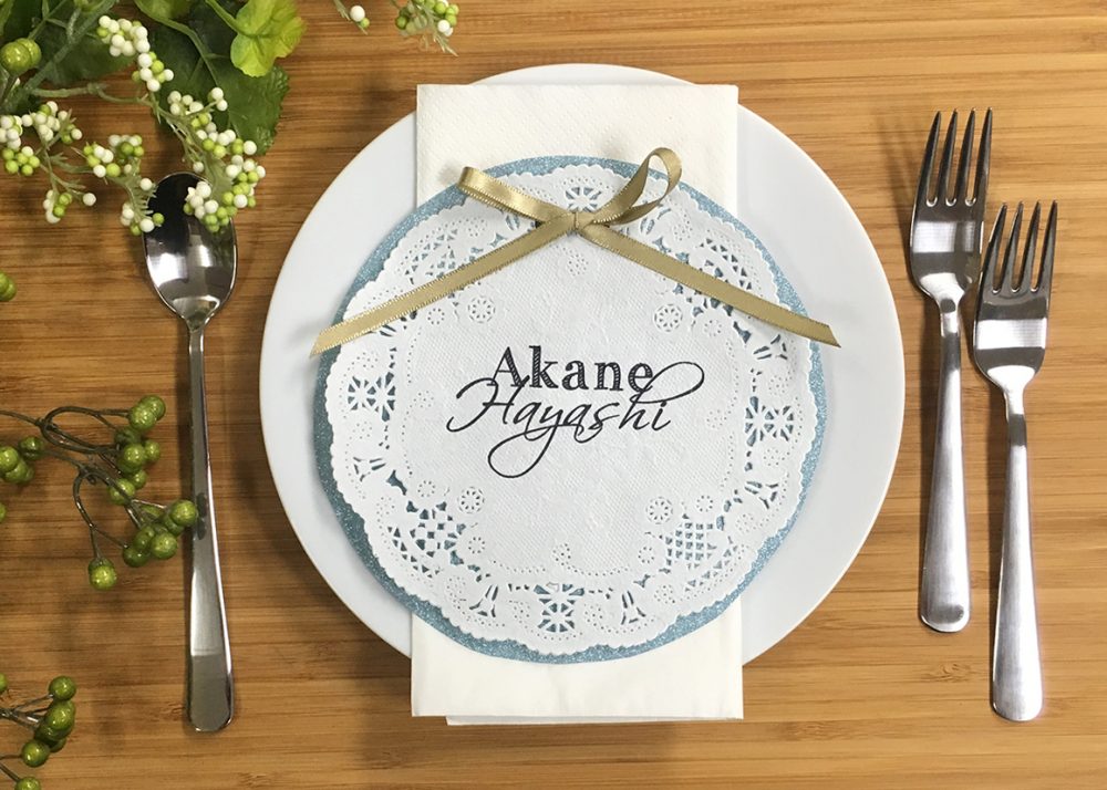 たったの2ステップ。アクリルで簡単手作り♪結婚式オシャレ席札の作り方 ARCH DAYS