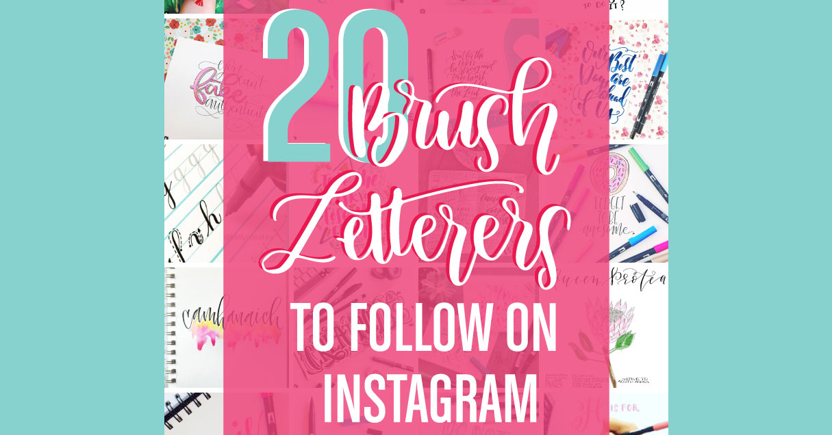 Instagramでフォローすべきブラシレタリング・アーティスト20選