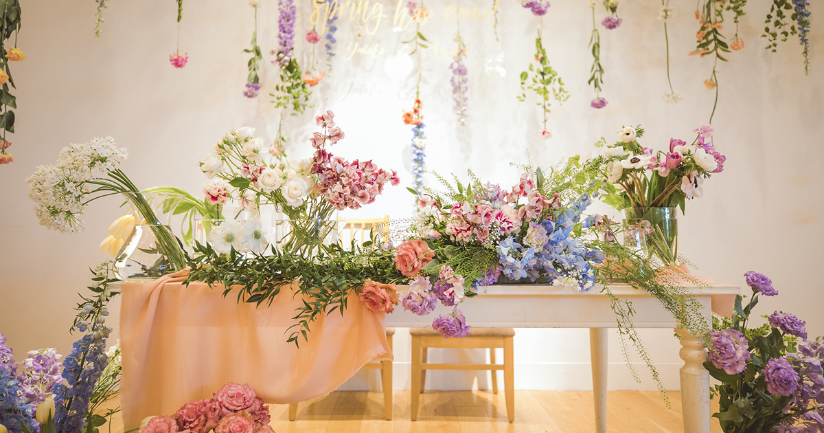 春婚お花図鑑】春ウェディングのブーケ・装花に使えるお花を大特集