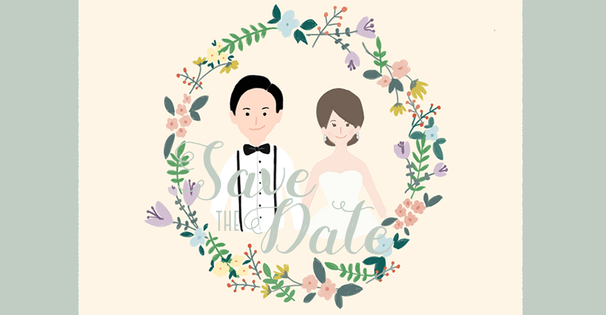 招待状の先に送る?!欧米では常識の「save the date」とは?【無料テンプレート】