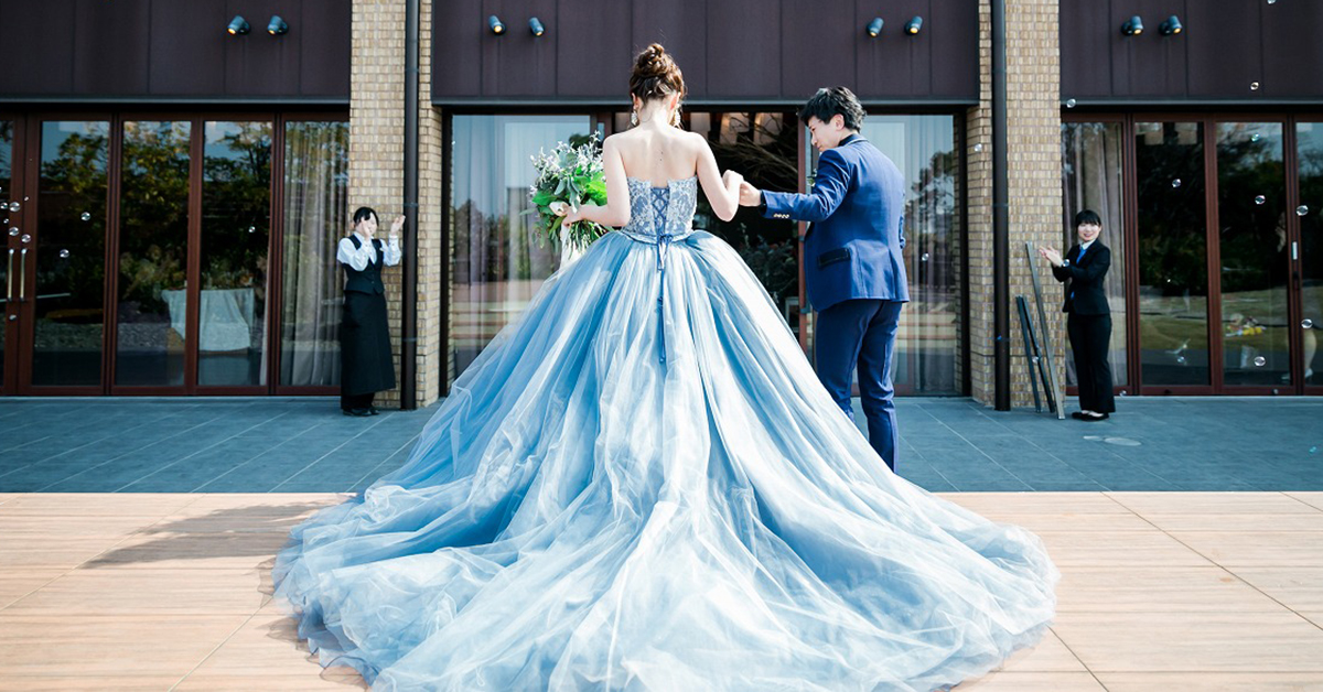 激安ブランド カラードレス ウエディング 結婚式 ドレス - ウェディング