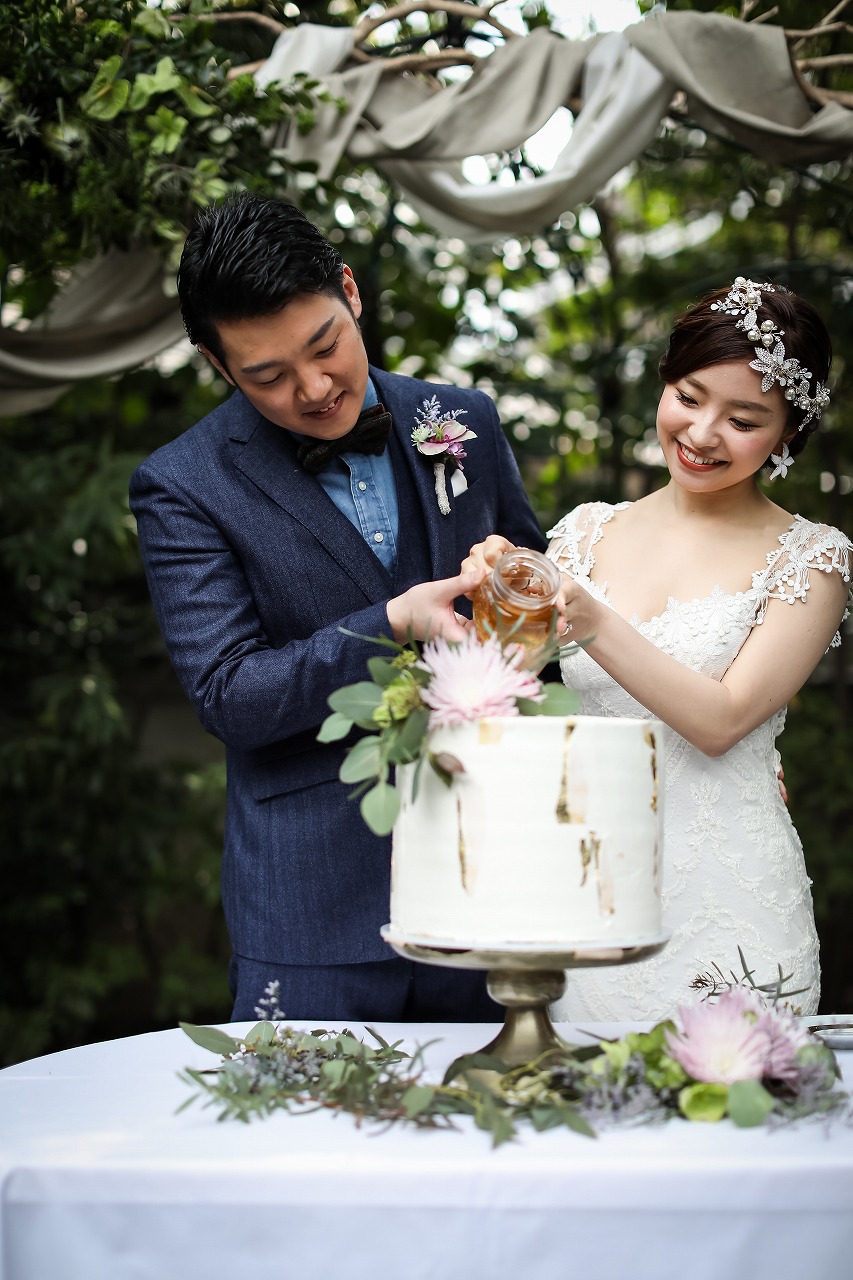 ケーキトッパー ウェディング 結婚式 ケーキカット