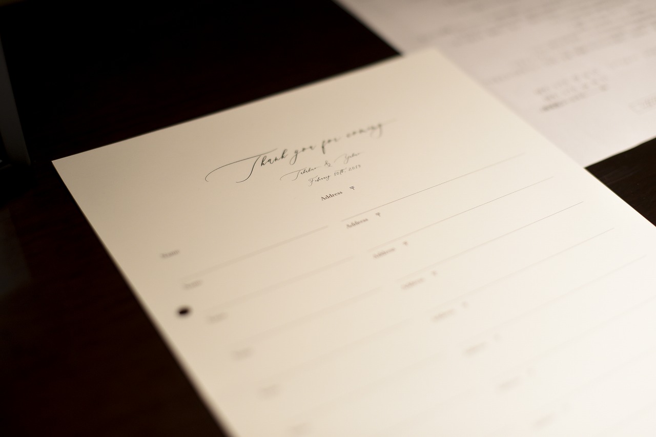 結婚式芳名帳に。ゲストブックを手作りしよう｜おしゃれな無料テンプレート | ARCH DAYS