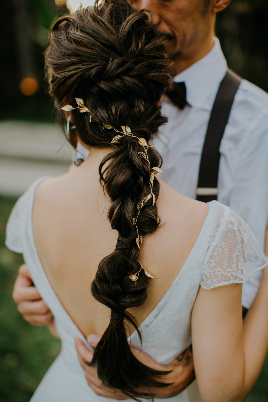 国内外の人気！ 1y❀ゴールドヘッドドレス❀ヘアアクセサリーウェディング髪飾りブライダル結婚式