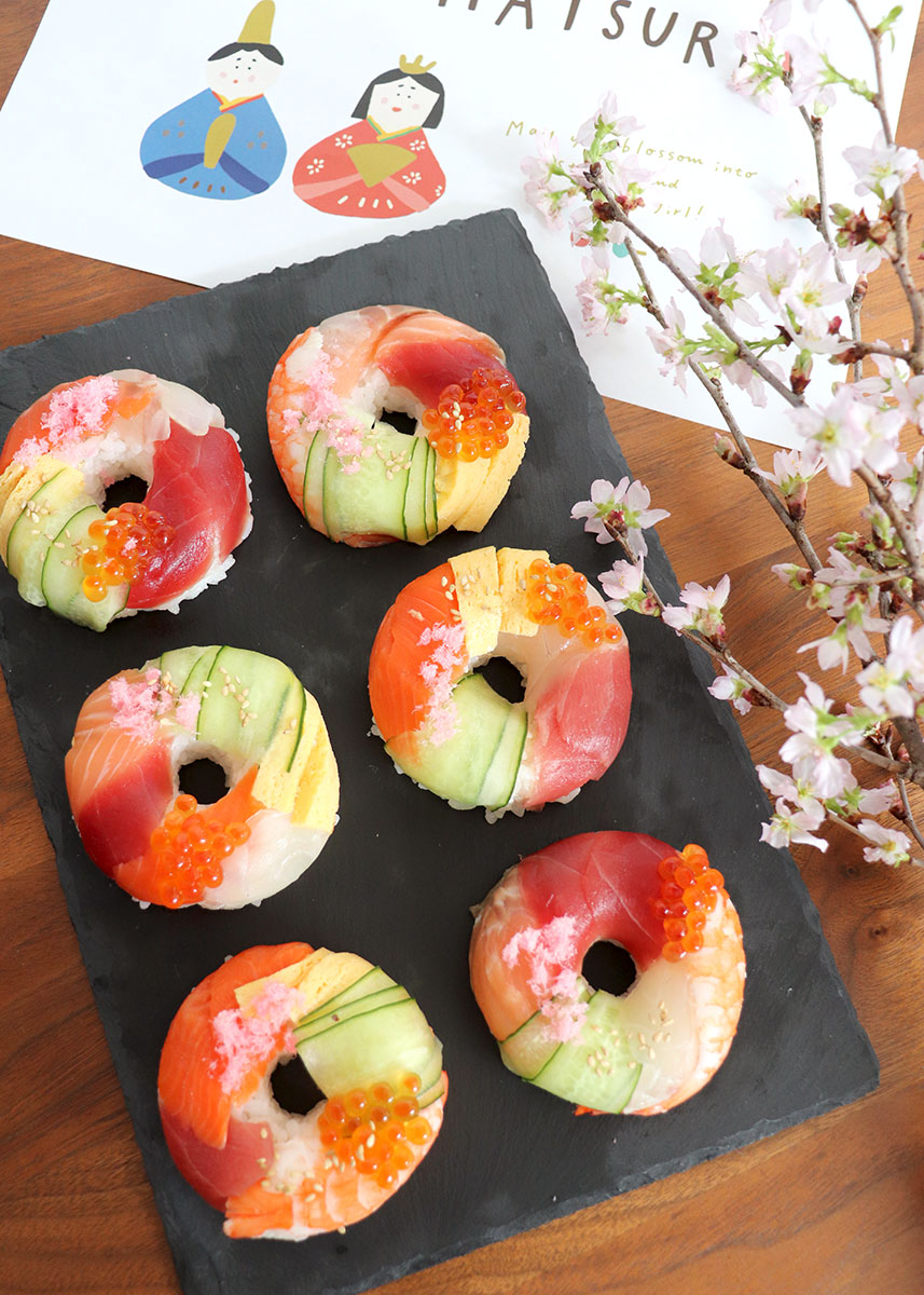 ひな祭りに 映えフード 寿司ドーナツ とは 超簡単な作り方をご紹介 Arch Days