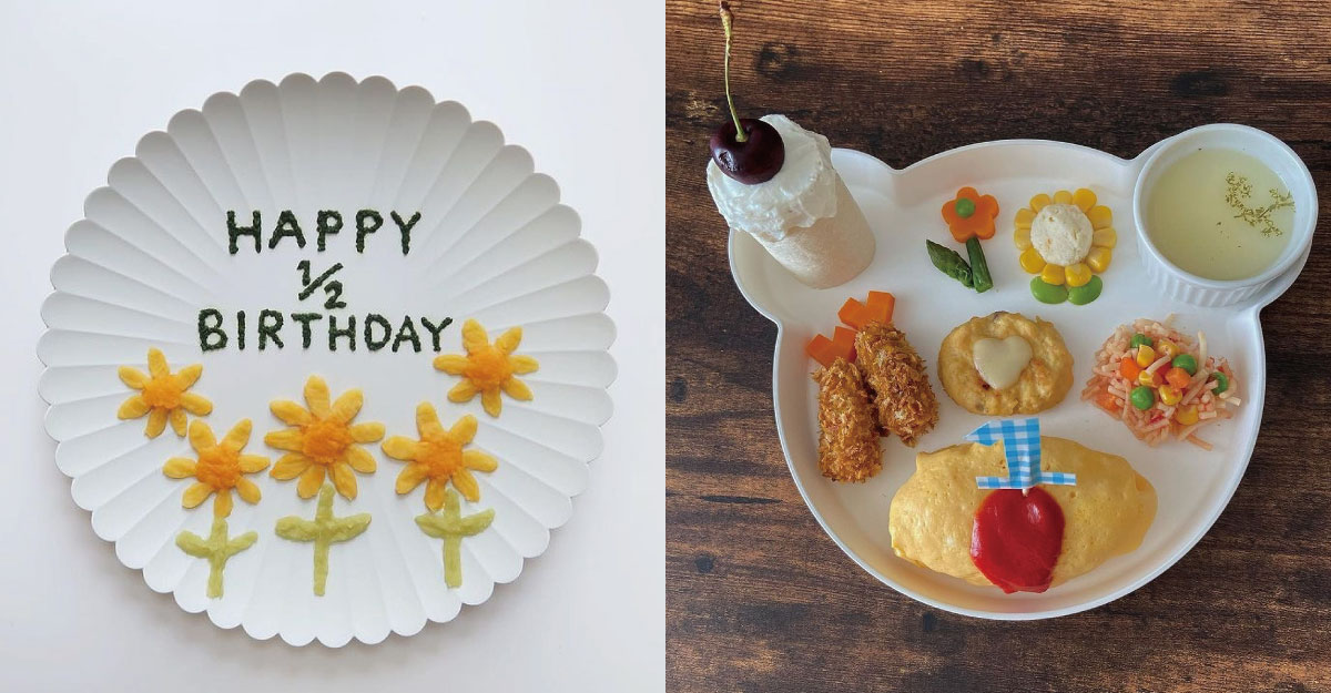 離乳食で作るバースデープレートアイディア｜ハーフバースデー＆1歳の誕生日に ARCH DAYS