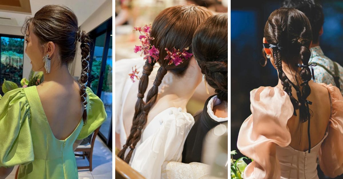 個性派ヘアを目指したい花嫁必見!ツインテールやツインポニーなどの最旬おしゃれ花嫁ヘア11選