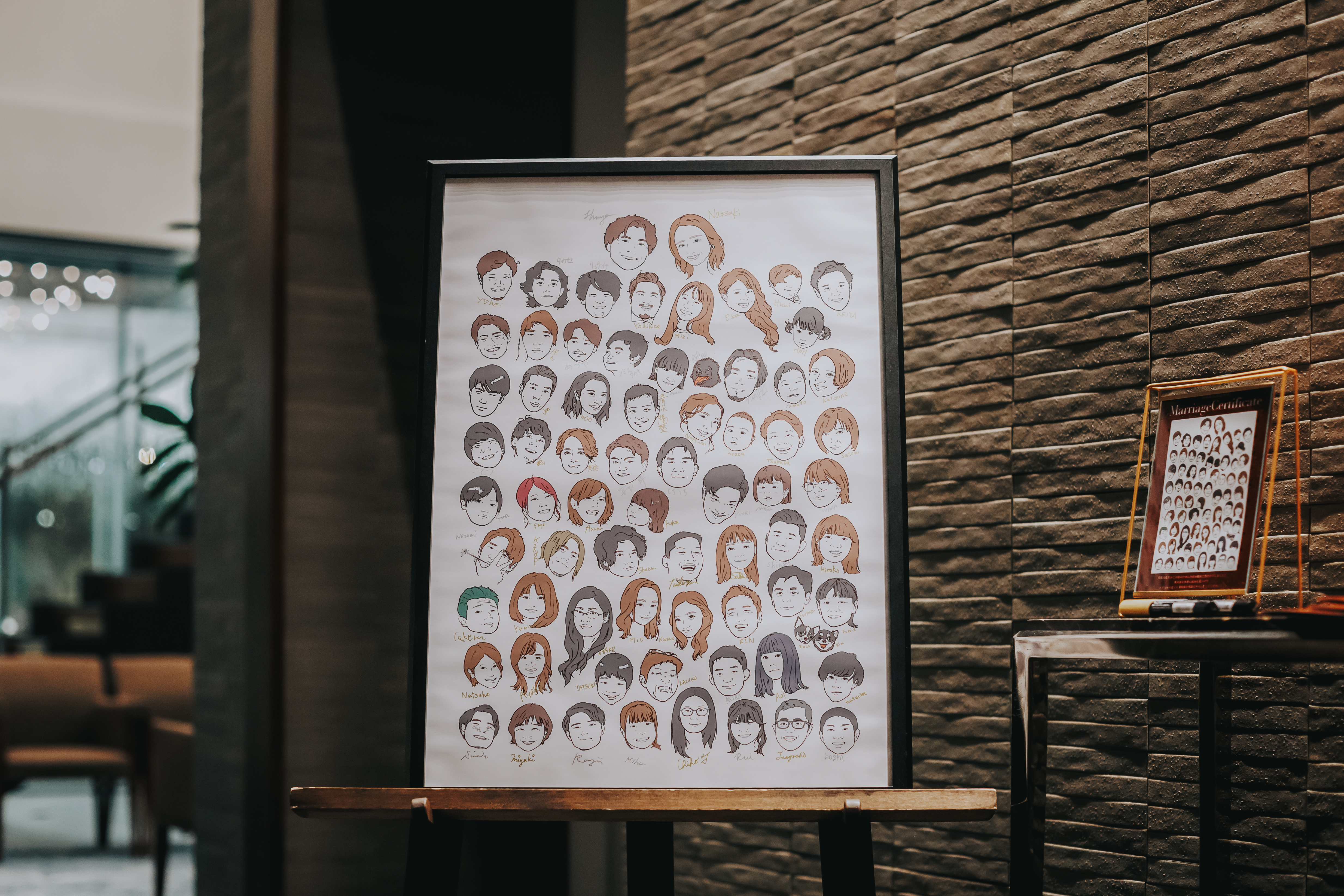 似顔絵イラスト」でオリジナリティある結婚式に！おしゃれなイラスト