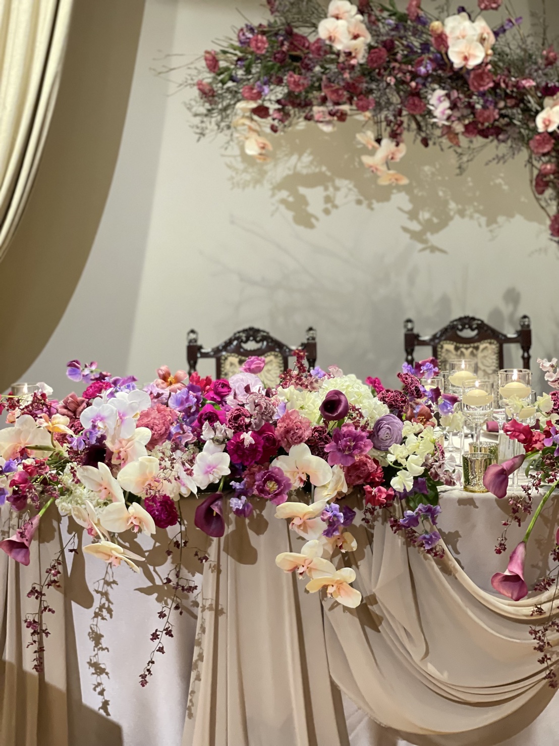リース　結婚式　インテリア　装花 2025春婚は「スイートピー」「かすみ草」がトレンド！フラワー