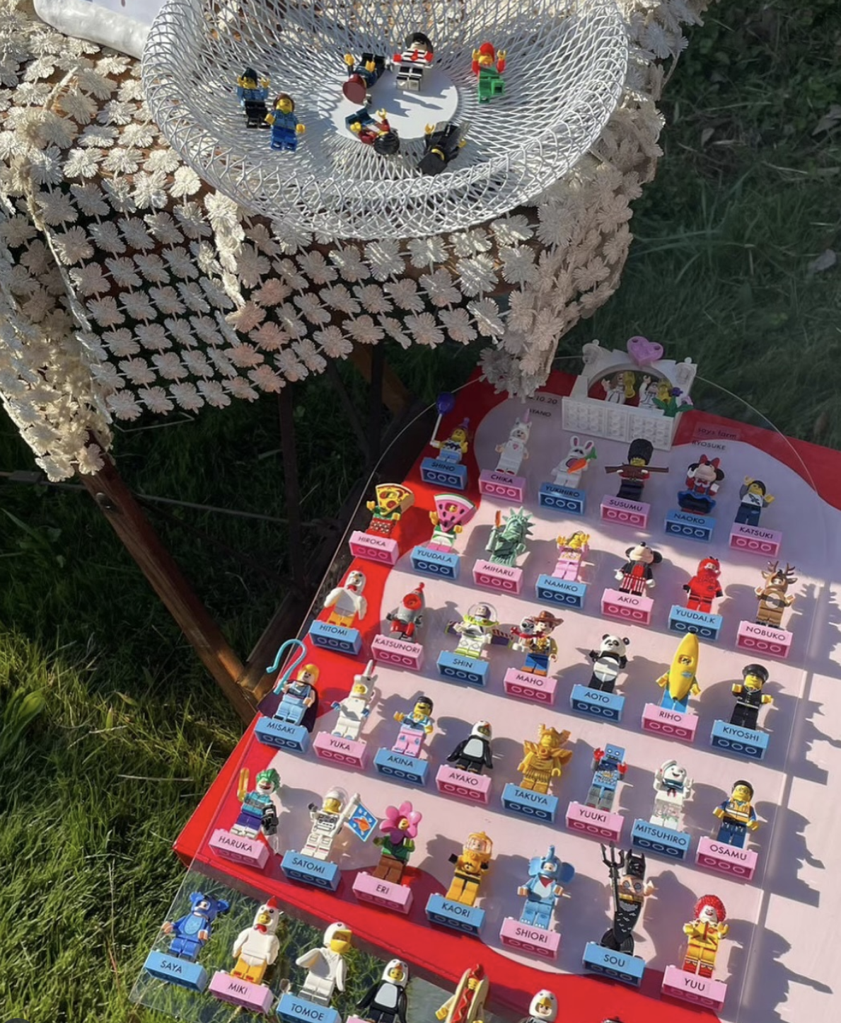 結婚式ウェルカムボード【レゴ】